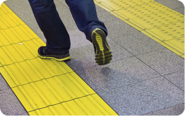 หมุดทางเดินคนพิการ