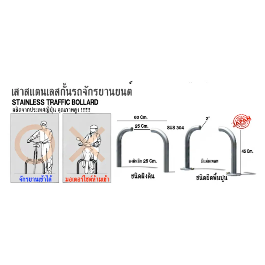 เสาสแตนเลสกั้น - Image 2