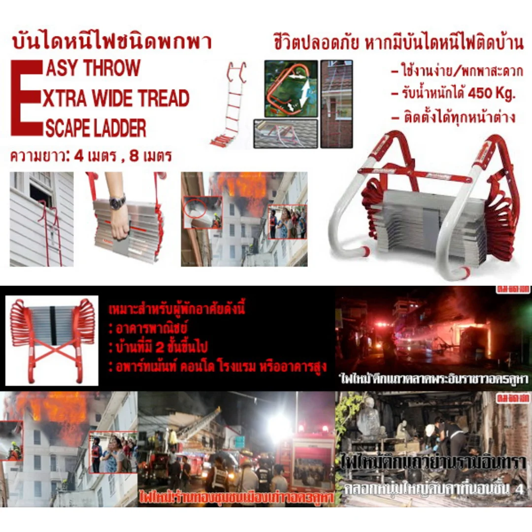 บันไดหนีไฟ, บันไดลิง - Image 2