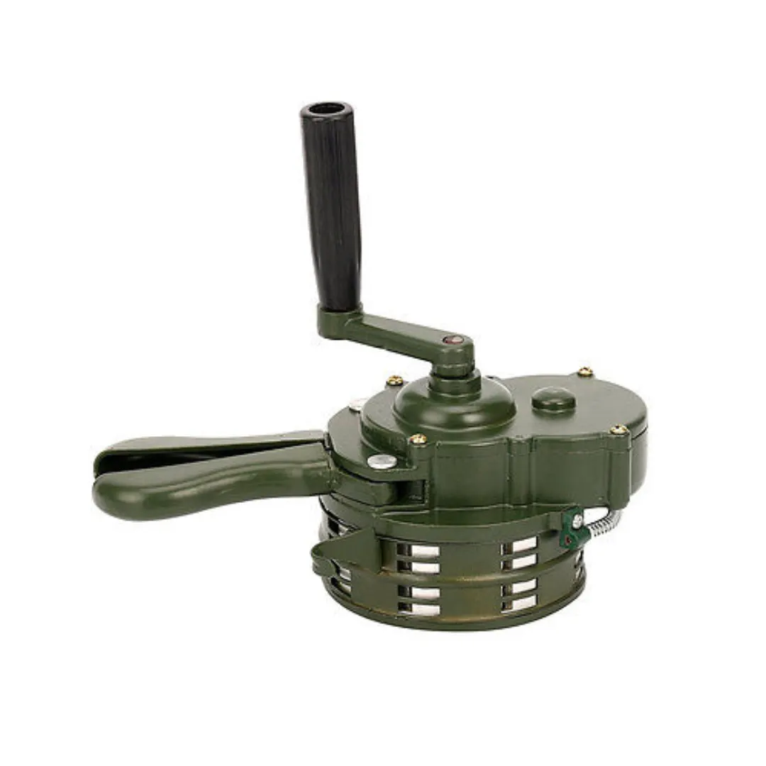 ไซเรนมือหมุน ชนิดพกพา สีเขียว - Image 6