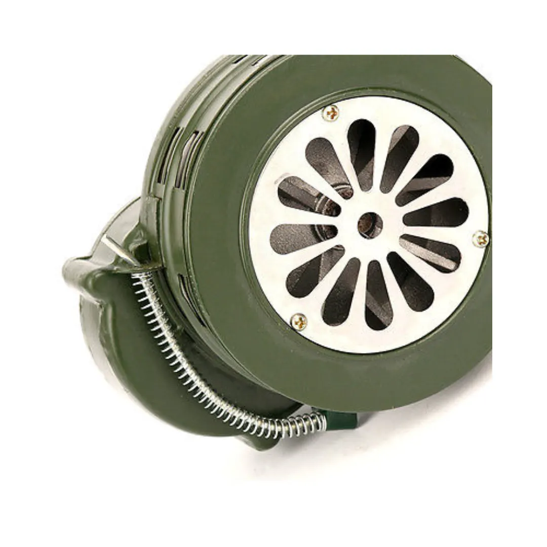 ไซเรนมือหมุน ชนิดพกพา สีเขียว - Image 2