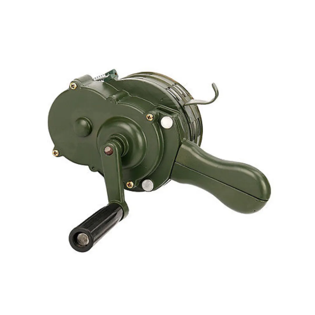 ไซเรนมือหมุน ชนิดพกพา สีเขียว - Image 5